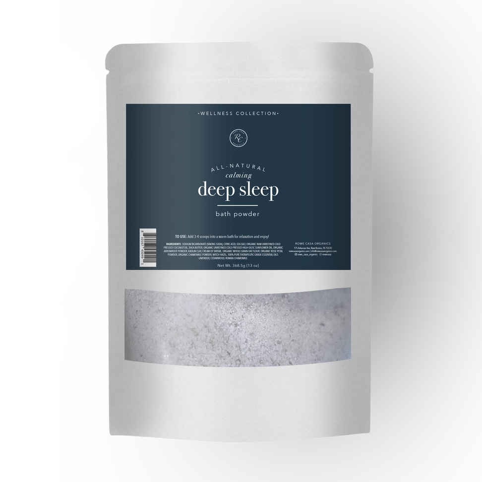 Deep Sleep Bath Powder | 13 oz | Rowe Casa Organics