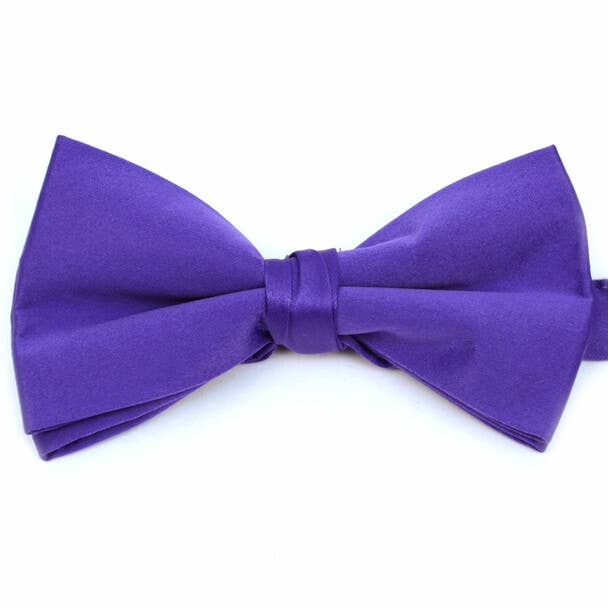 Men's 2.5" Satin Banded Bow Ties
