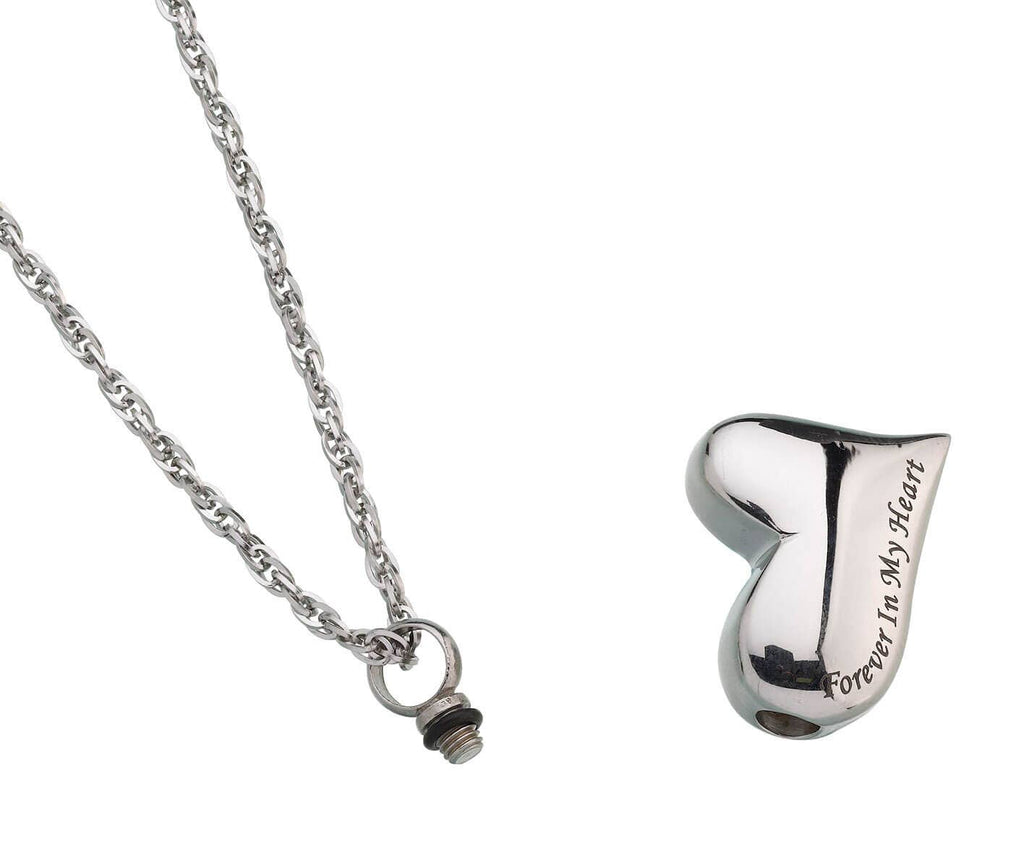 Forever Heart Memorial Jewelry Necklace