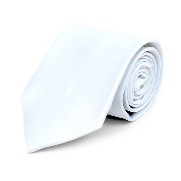 Solid Satin Tie (Multiple Colors)