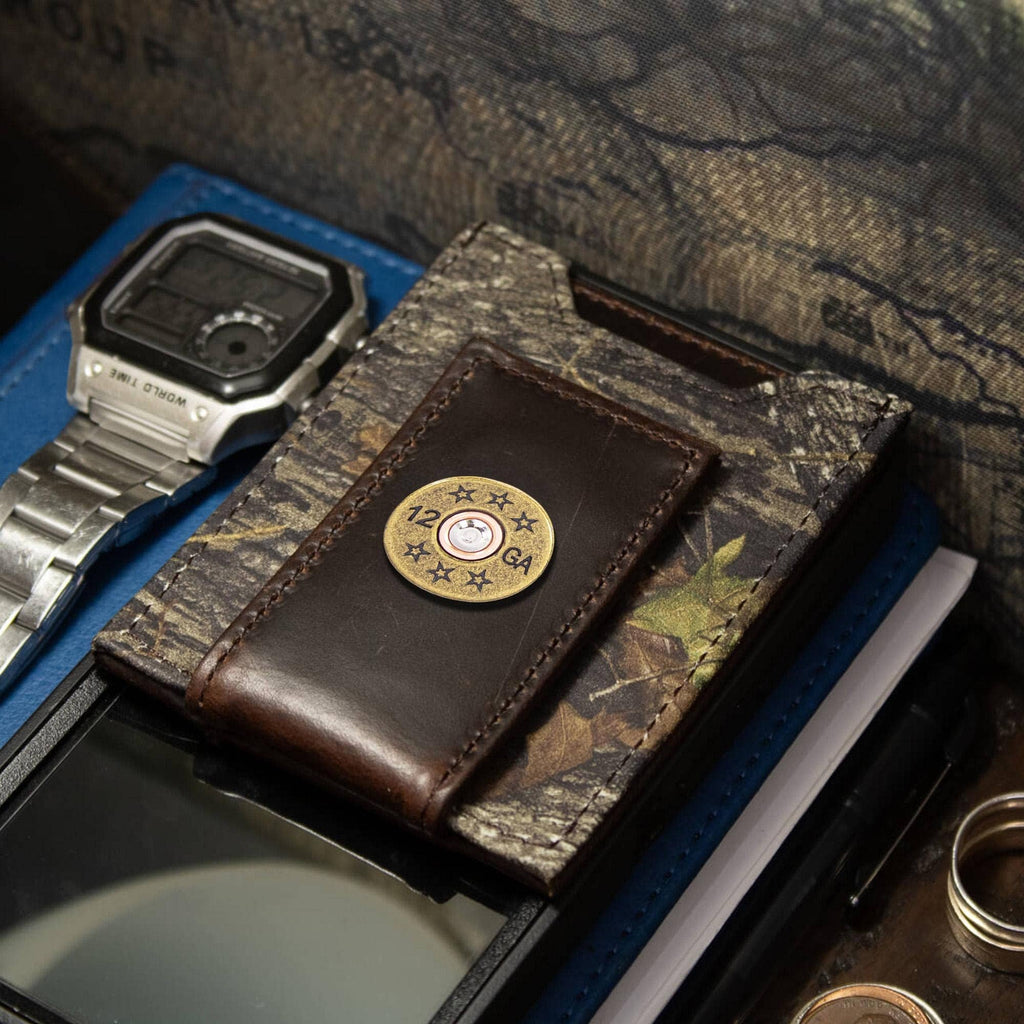 Shotshell Magnetic Leather Slim Wallet