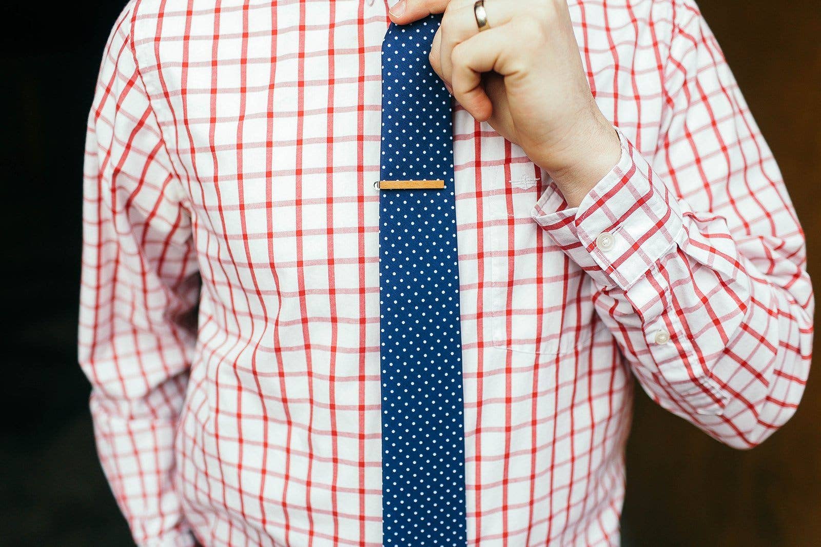Chesapeake - Navy Polka Dot Tie