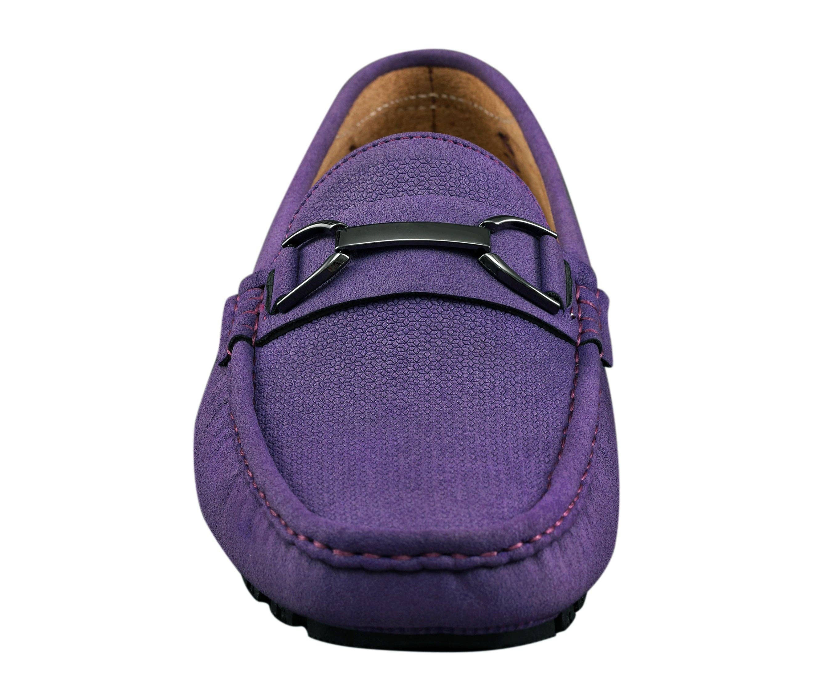 Ayden Slip-On Moccasin Loafer - Purple