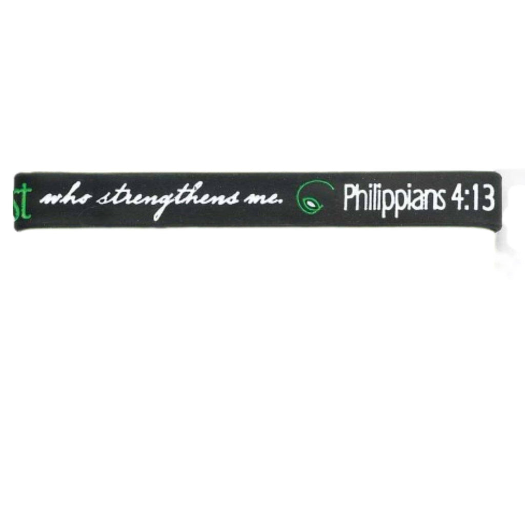 Philippians 4:13 Silicone Bracelet