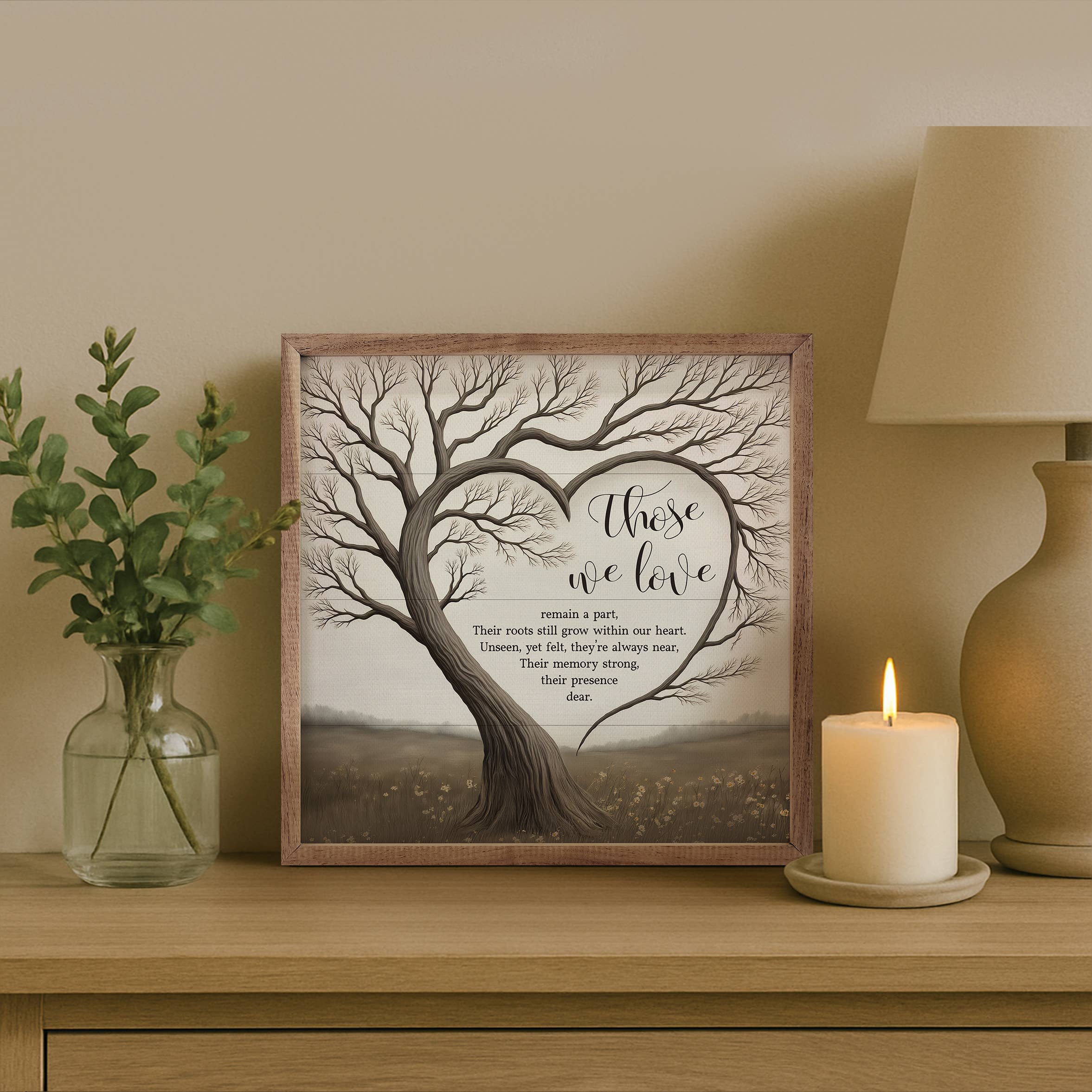 Those We Love Heart Tree