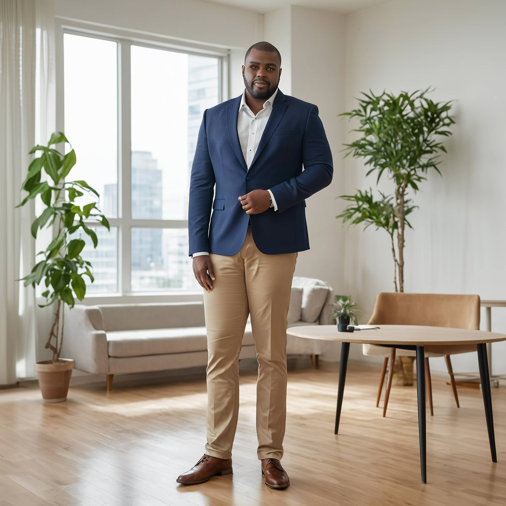 ZeGarie Tailored Fit Suit Separates Jacket, Navy