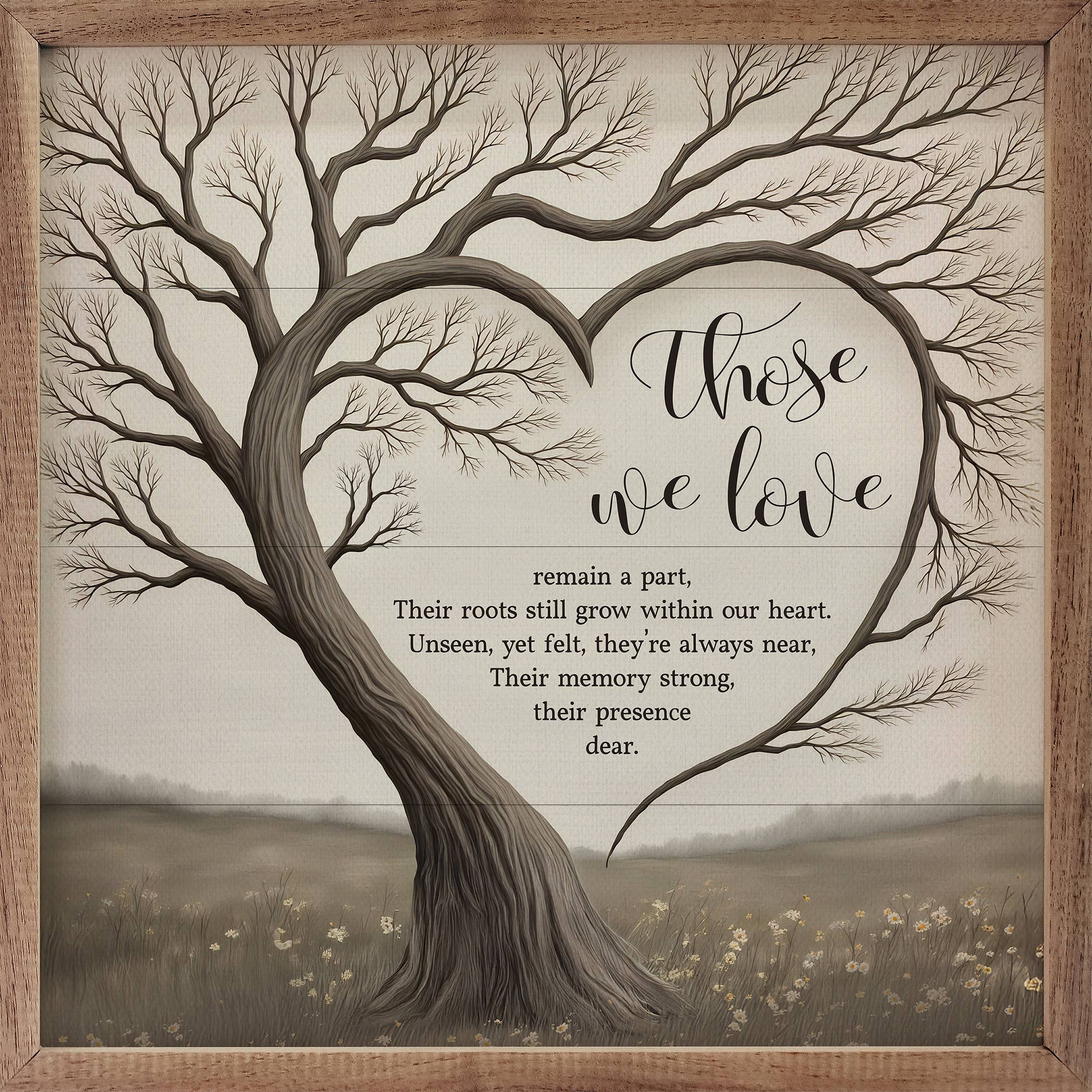 Those We Love Heart Tree