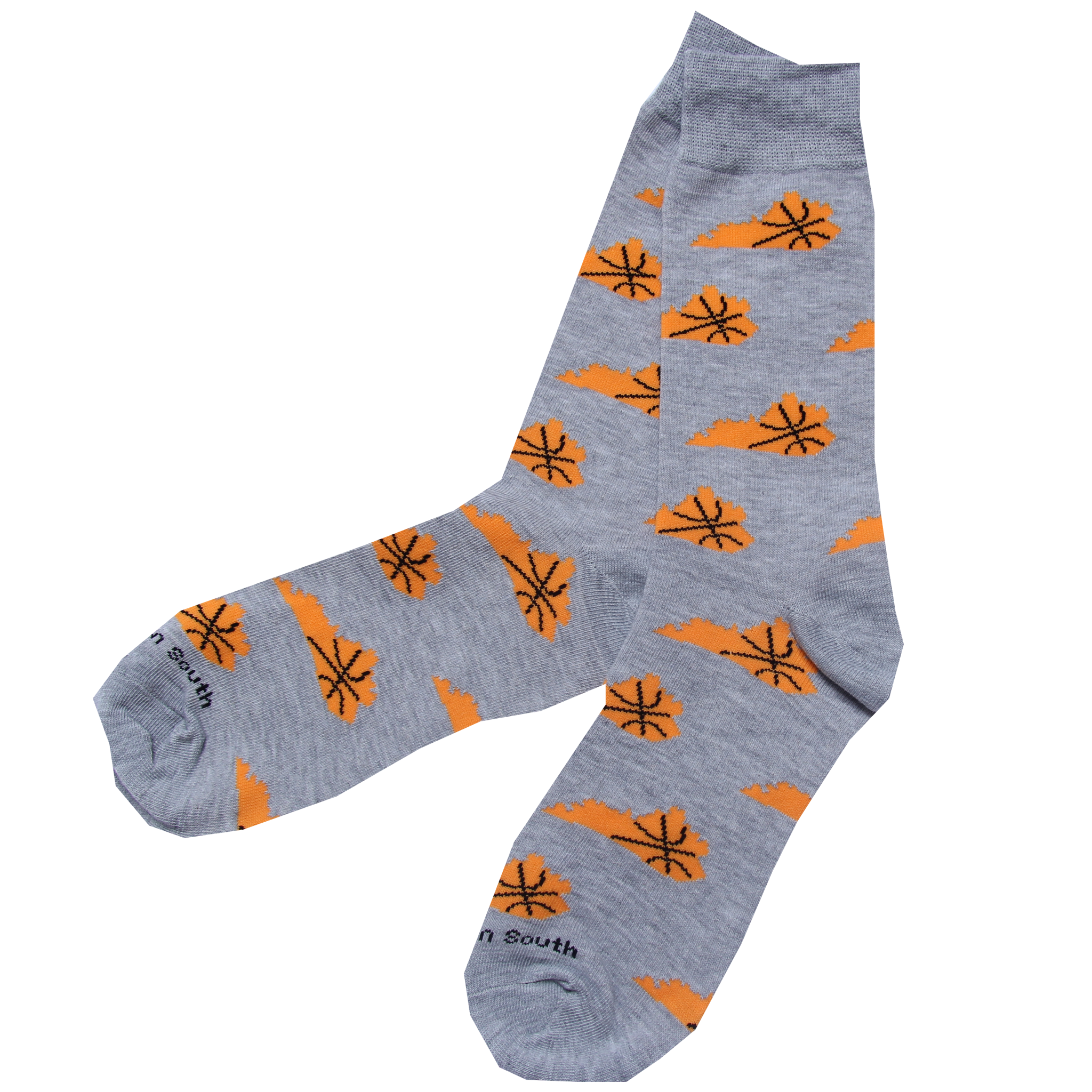 Barrel Down South Kentucky Shape Basketball Socks