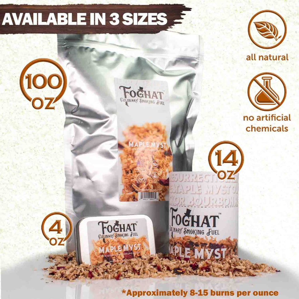 Maple Myst - Foghat Culinary Smoking Fuel
