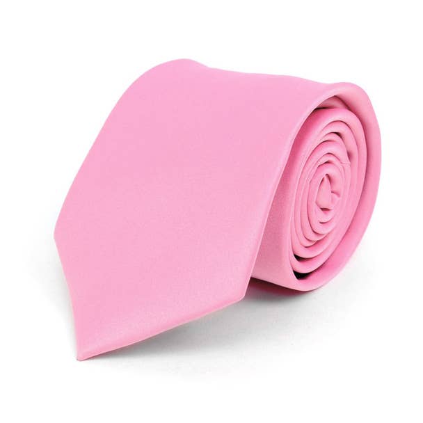 Solid Satin Tie (Multiple Colors)