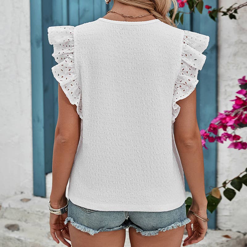 Loose peplum short sleeves- FINAL SALE 50% OFF