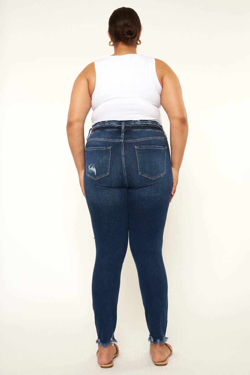 Kan Can USA High Rise Plus Skinny Jean-FINAL SALE 50% OFF