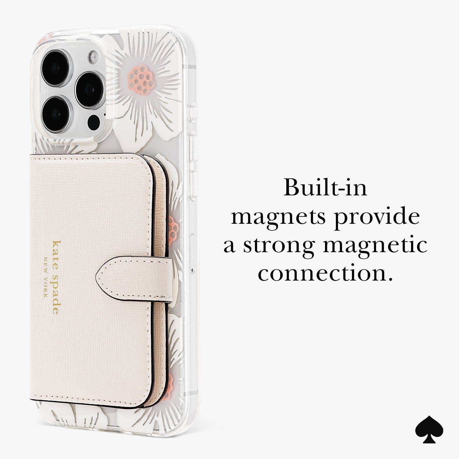 Kate Spade New York Morgan MagSafe Wallet Cream